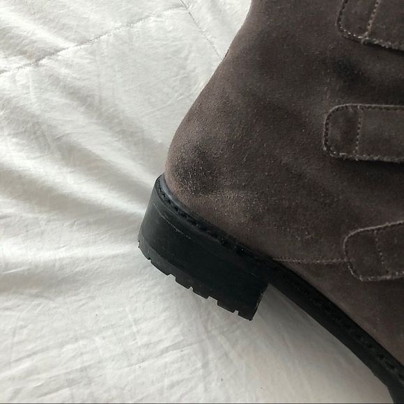 STUART WEITZMAN Jitterbug Suede Boot Seal 8 - Picture 10 of 16